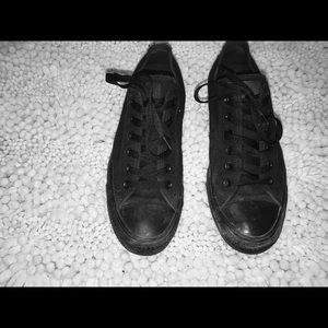 Converse All Star, all black, low top